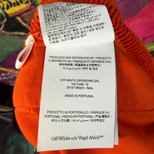 Load image into Gallery viewer, Off-White Orange Vibe Arrow Track Shorts Size XL