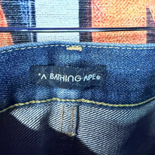 Load image into Gallery viewer, Y2K Bape Embroidered A Bathing Ape Denim Size 34