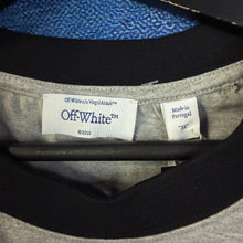 Load image into Gallery viewer, Off-White Varsity Ringer Grey Tee Shirt Size XL