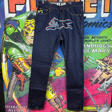 Load image into Gallery viewer, NWT Ice Cream Blue & Red Dog Jeans Size 34”