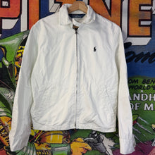 Load image into Gallery viewer, Polo Ralph Lauren White Cotton Harrington Jacket Size Small