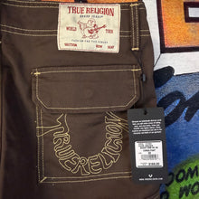 Load image into Gallery viewer, True Religion Warped Horseshoe Brown Cargo Pants Size 30