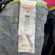 Load image into Gallery viewer, Marni Fuzzy Mohair Knit Patchwork Jean Shorts Size 36” CUTOFFS