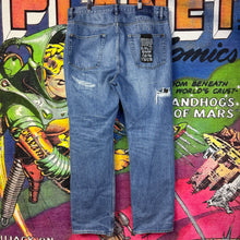 Load image into Gallery viewer, Ksubi Light Washed Distressed Jeans Size 33