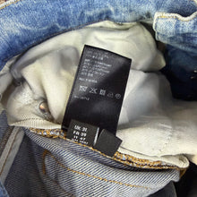 Load image into Gallery viewer, Amiri MX-1 Ultrasuede Ripped Biker Jeans Size 31”