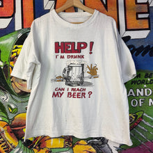 Load image into Gallery viewer, Vintage 90s Help! I’m Drink Tee Size Large
