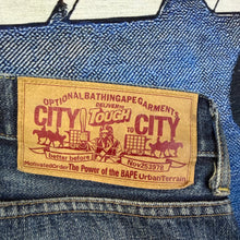 Load image into Gallery viewer, Y2K Bape Embroidered A Bathing Ape Denim Size 34