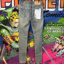 Load image into Gallery viewer, Purple Brand P001 Light Dirty Wax Skinny Jeans Size 28