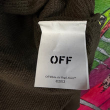 Load image into Gallery viewer, OFF-White Chocolate Brown Hoodie Size Medium
