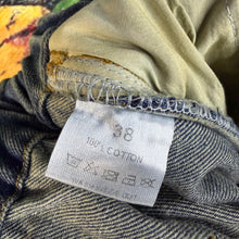 Load image into Gallery viewer, Vale Sun-Motif Wide Leg Jeans Size 38”
