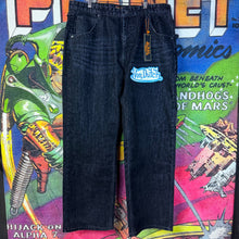 Load image into Gallery viewer, Von Dutch Bandidos 2 In 1 Pocket Straight Leg Jeans Size 36
