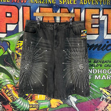 Load image into Gallery viewer, Vale Forever Cluster Jorts Size 38”
