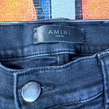 Load image into Gallery viewer, Amiri Ripped Brown Bandana Jeans Size 34”
