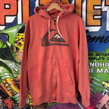 Load image into Gallery viewer, Quicksilver Coral Red Zip Up Jacket Size Large
