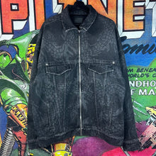 Load image into Gallery viewer, Givenchy Dragon Denim Jacket Black Size 2XL
