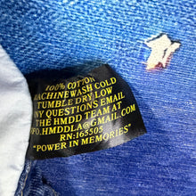 Load image into Gallery viewer, HMDD “H-Star” Crystal Denim Shorts Size 34/Large
