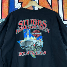 Load image into Gallery viewer, Harley Davidson Skull Biker Houston, TX Tee Size XL
