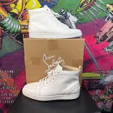 Load image into Gallery viewer, Christian Louboutin Louis Flat White Calfskin Leather Sneakers
