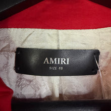 Load image into Gallery viewer, AMIRI Embroidered Red Cotton Jacket Size Medium
