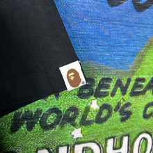 Load image into Gallery viewer, Bape Check Bleached Ape Head Tee Size 2XL
