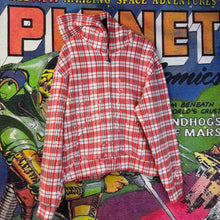 Load image into Gallery viewer, Stolen Arts Red Laundry Bag Sequin Hoodie Size Small
