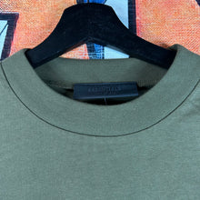 Load image into Gallery viewer, Fear Of God Essentials Olive Jersey Crewneck Tee Size M
