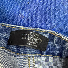Load image into Gallery viewer, HMDD “H-Star” Crystal Denim Shorts Size 34/Large
