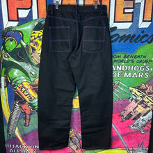 Load image into Gallery viewer, Gosha Rassvet Black Double Knee Trousers Size 32”
