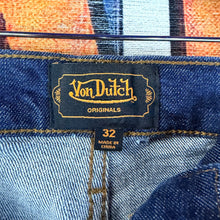 Load image into Gallery viewer, Von Dutch Original Straight Leg Denim Jeans Size 32
