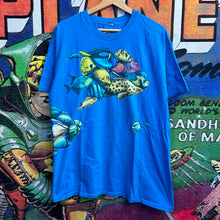 Load image into Gallery viewer, Vintage 90’s Fish Tee Size Large
