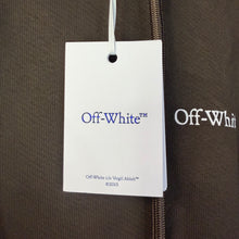 Load image into Gallery viewer, OFF-White Chocolate Brown Hoodie Size Medium

