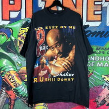 Load image into Gallery viewer, Vintage 90s Tupac Shakur Boot Rap Tee Size 2XL
