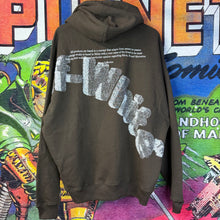 Load image into Gallery viewer, OFF-White Chocolate Brown Hoodie Size Medium

