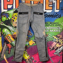 Load image into Gallery viewer, PPFM Plaid Zipper Pants Size 32”
