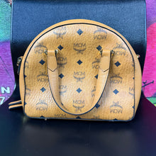 Load image into Gallery viewer, MCM Essential Visetos Half Moon Tote Bag
