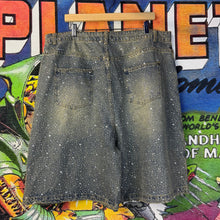Load image into Gallery viewer, Vale Forever Rainstorm V2 Jorts Size 36”￼

