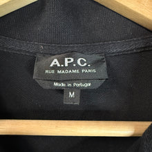 Load image into Gallery viewer, A.P.C. Black Max Polo Tee Size Medium
