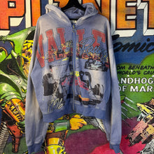 Load image into Gallery viewer, Vale Forever Racing Navy Zip Up Hoodie Size Medium
