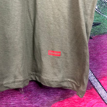 Load image into Gallery viewer, Supreme Hanes Olive Green Blank Tee Size XL
