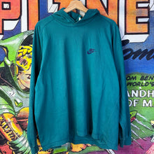 Load image into Gallery viewer, Vintage 90’s Nike Teal Pullover Hoodie Size Large
