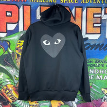 Load image into Gallery viewer, Comme des Garçons PLAY Patch Zip Up Hoodie Size Medium
