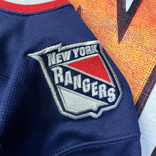 Load image into Gallery viewer, Y2K NHL New York Rangers “Lady Liberty” Jersey Size Youth Small

