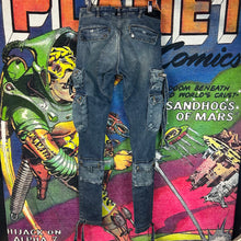 Load image into Gallery viewer, Amiri Tactical Cargo Denim Pants Size 29”

