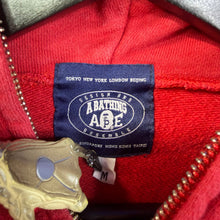 Load image into Gallery viewer, Bape College Colorblock Full-Zip Hoodie Size Medium
