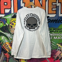 Load image into Gallery viewer, Y2K Harley Davidson Skull Long Sleeve Tee Size 2XL

