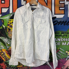 Load image into Gallery viewer, Y2K Affliction Embroidered Long Sleeve Button Up Size Medium
