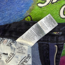 Load image into Gallery viewer, Von Dutch Bandidos 2 In 1 Pocket Straight Leg Jeans Size 36
