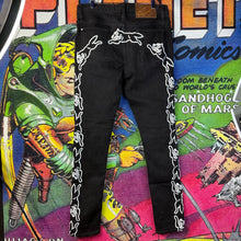 Load image into Gallery viewer, Ice Cream Running Dogs Jeans Size 32”
