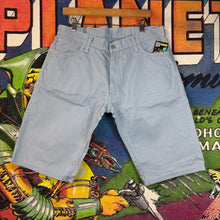 Load image into Gallery viewer, Evisu Pink Jean Shorts Size 36”
