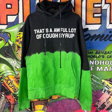 Load image into Gallery viewer, Awful Lot Of Cough Syrup Slime Black Hoodie Size Medium

